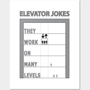 Elevator Jokes Posters and Art